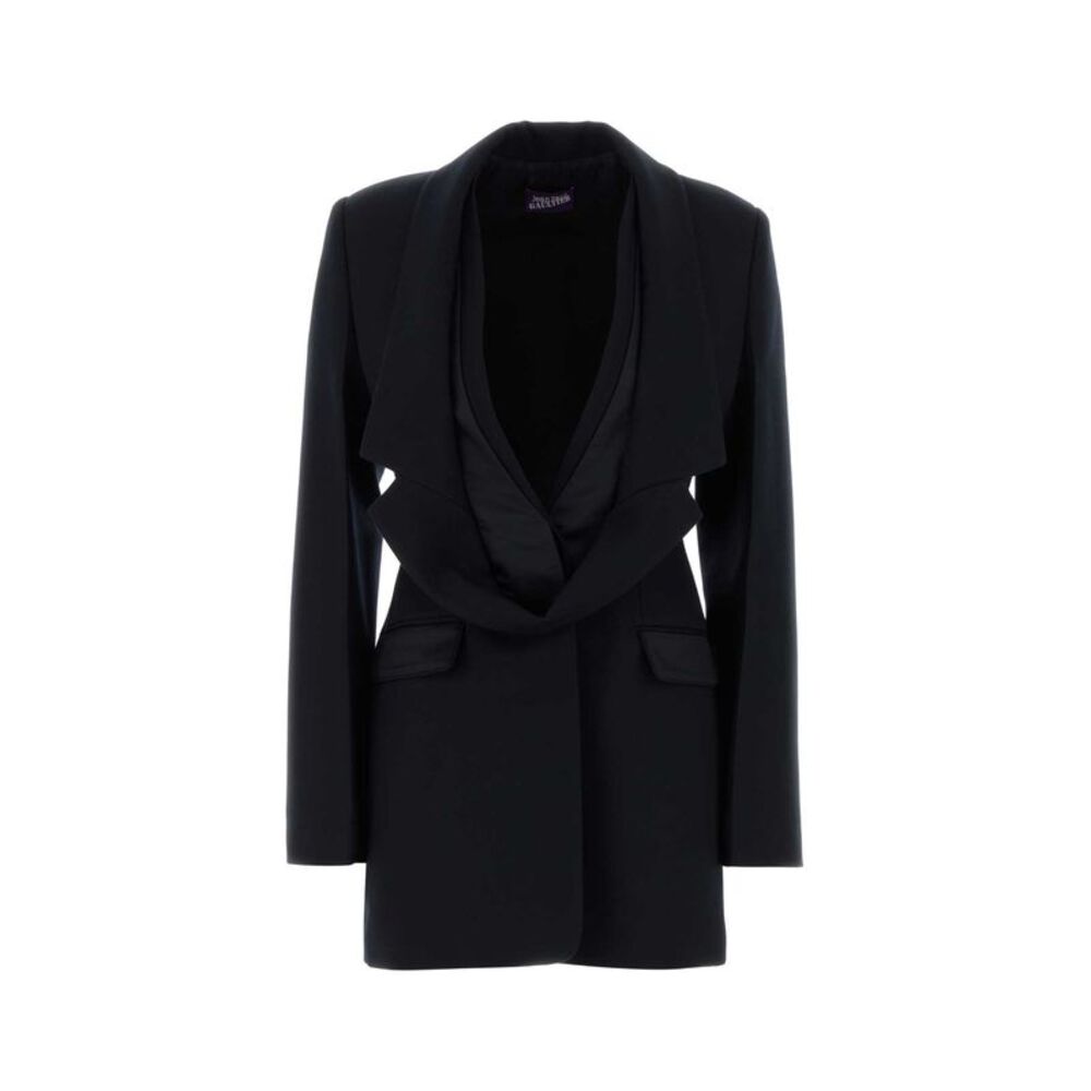 Jean Paul Gaultier Women Dark Blue Wool Blazer
